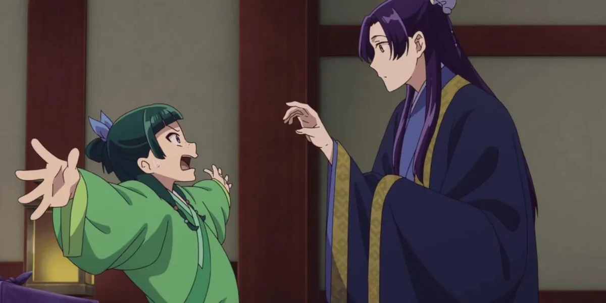 Момент из трейлера аниме Монолог фармацевта